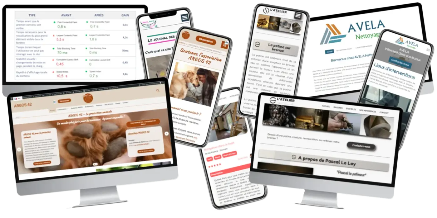 sites créés par Éve